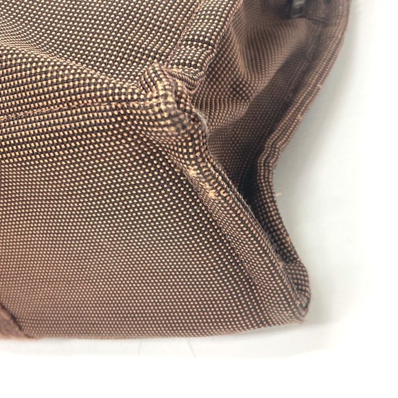 HERMES Hermes Air Line Tote MM Bag Business Handbag Canvas Women's Brown - Picture 8 of 10